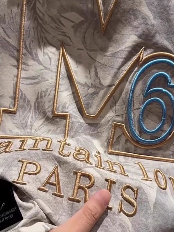 美式復古紮染短袖T卹男士夏季潮牌歐貨重工刺繡休閒圓領半袖上衣